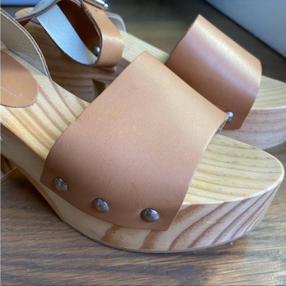Nwot Intentionally Blank Tula Clog Platform Sanda… - image 7